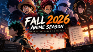 Fall 2026 Anime Season: Biggest Releases to Watch